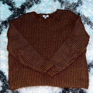 BB Dakota chunky brown sweater